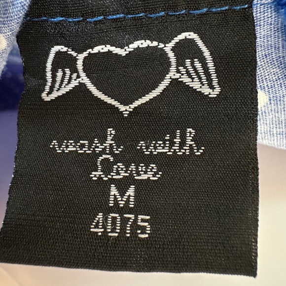 🌟Host Pick🌟 Hell Bunny Vixen Blue Polkadot Dress Rockabilly Pinup Preloved - Picture 12 of 13